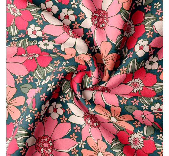 Cotton fabric "Summer flowers"