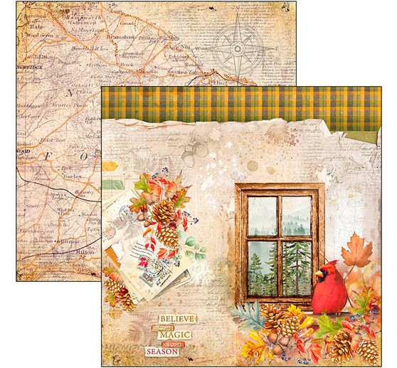 Scrapbook papier "Into the Wild"