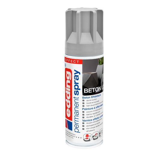 edding 5200 "Permanent spray", betoneffect