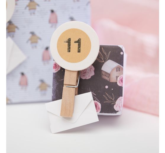 Advent calendar stickers