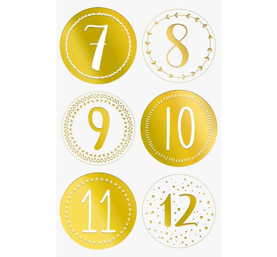 Adventskalender set "Gouden stippen"