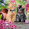 Diamond Painting "Crystal Art Card" Cat Friends